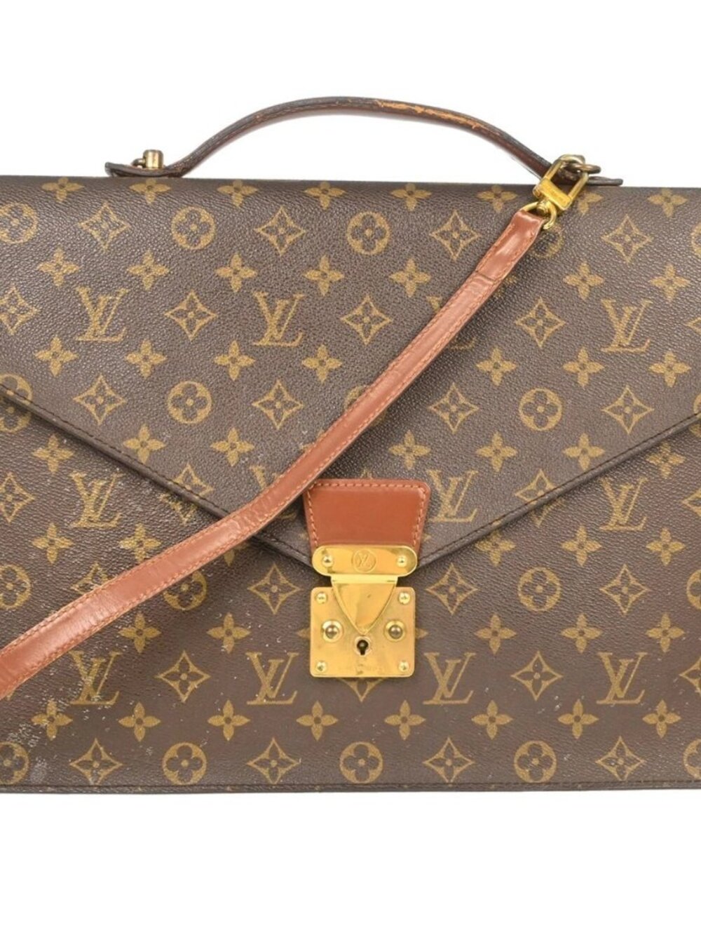 LOUIS VUITTON MONOGRAM PORTE DOCUMENTS BANDOULIERE M53338 CT0990 YQ07437